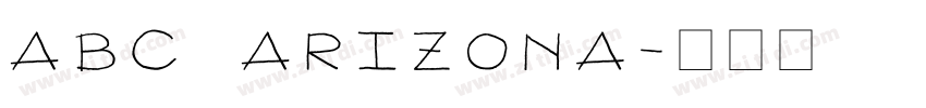 ABC Arizona字体转换